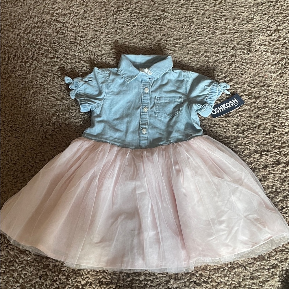 NWT OshKosh B'gosh Blue and Pink Casual Dress